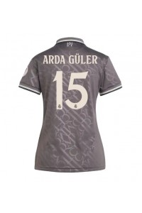 Real Madrid Arda Guler #15 Voetbaltruitje 3e tenue Dames 2024-25 Korte Mouw